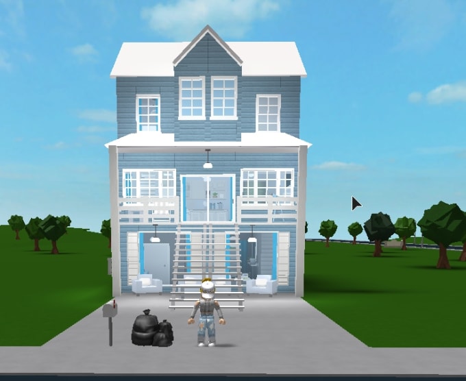 Build An Amazing Modern Bloxburg House For You Iflash Salei By