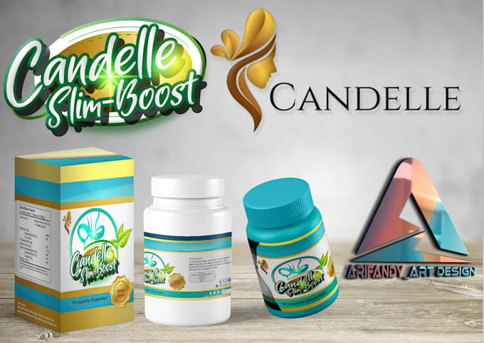 design elegant product packaging labels
