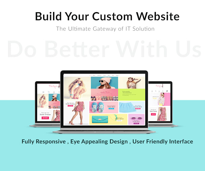 design UI UX and develop custom, wordpress, ecommerce, nft websites
