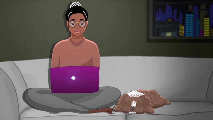 create a high quality 2d animation for you