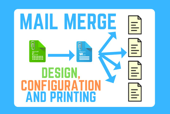 Design Configure Professional Mail Merge By Arshadmafaz
