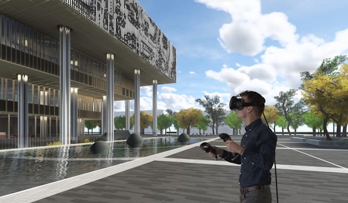 create architectural visualization in virtual reality VR