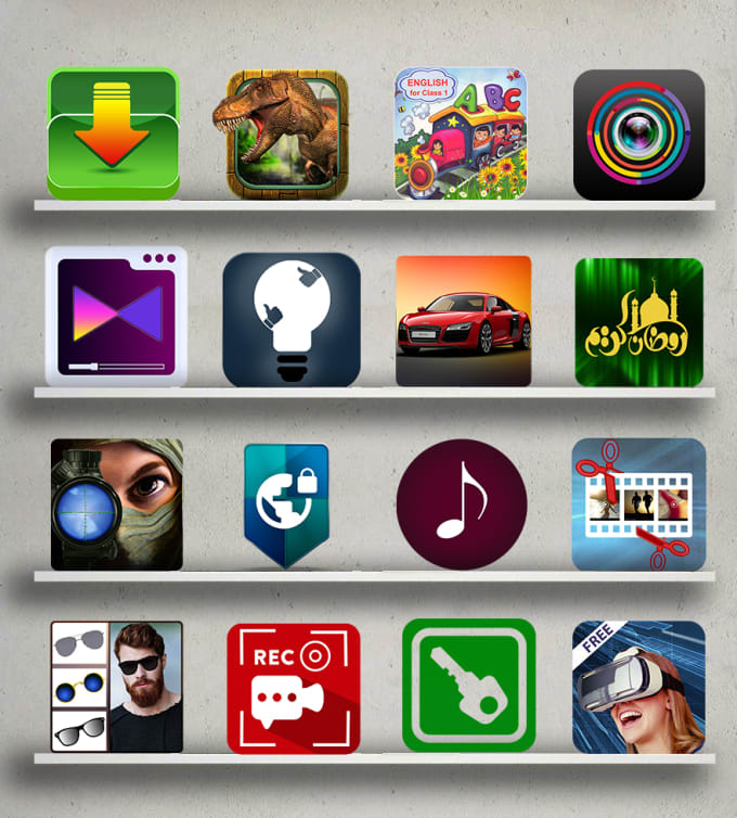 Do Stunning And Professional Iphone Android App Icon Design For You By Logo Stodio