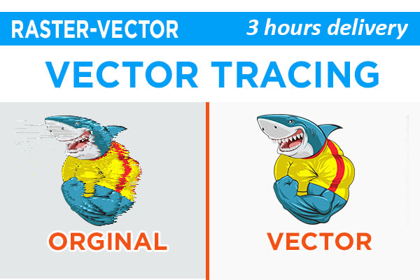 convert your logo or graphic to vector trace, vector tracing