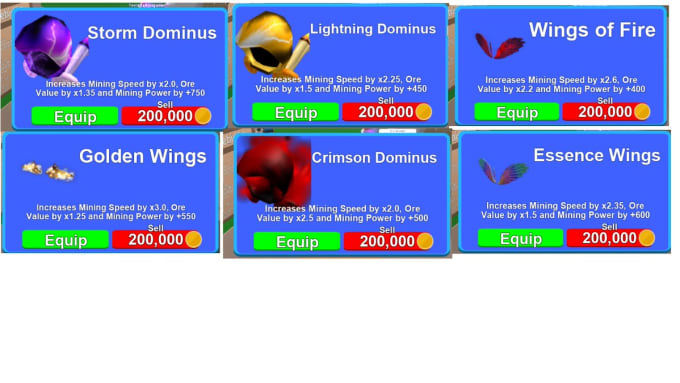 Give Mythical Hats In Roblox Mining Simulator By Braylorenz