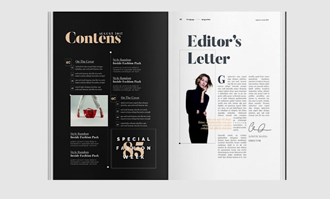 be your professional brochure, magazines, catalog designer