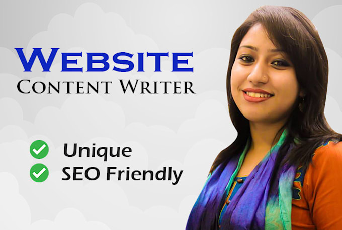 write SEO friendly website content