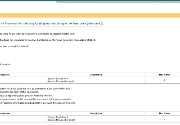 pass you CCNA Discovery Chapter exams