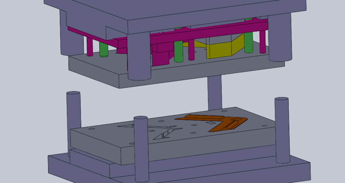 design die and mold using solidworks