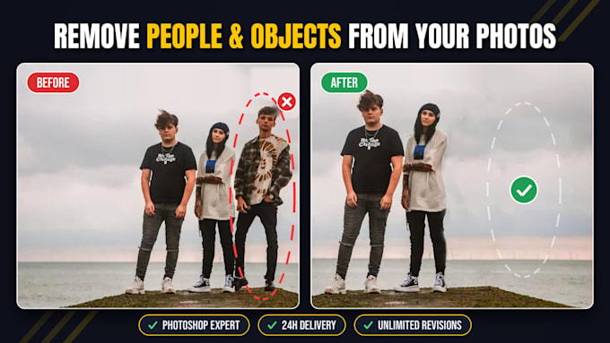 remove people or erase objects from your photos in photoshop