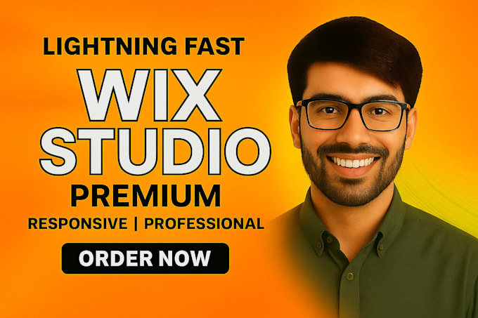 design a stunning fully mobile responsive wix studio website