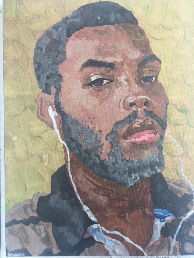 Paint An Impressionist Style Portrait For You In Acrylics By Graybee