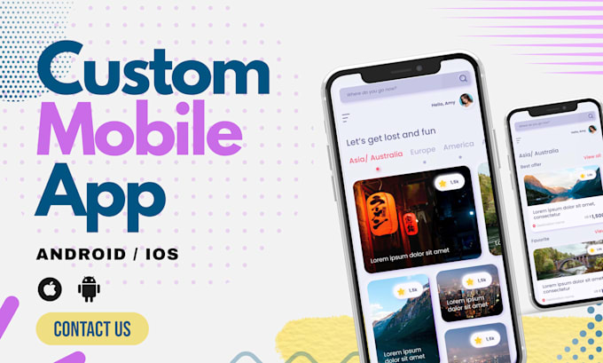 develop professional android and ios mobile app