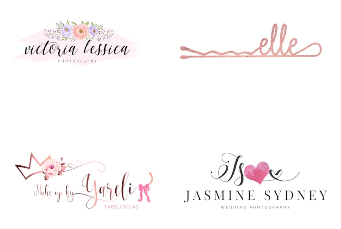 do signature , photography, feminine logo design