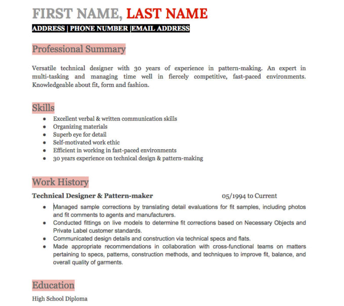 Professional Resumes And Cover Letters In English Or Spanish By