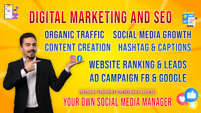 do digital marketing, social media and SEO