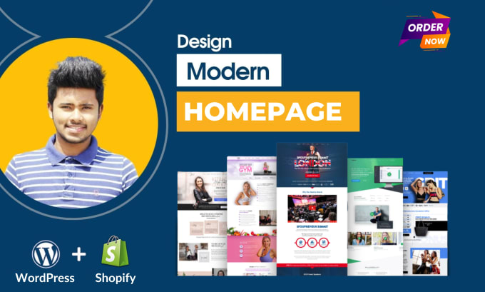 I will do professional landing page and homepage design or redesign your website