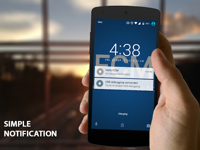 integrate push notifications in android app