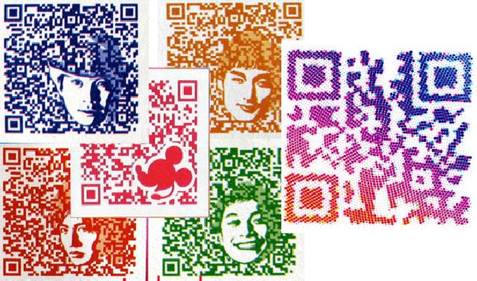 innovative qr code designed for your website by your logo