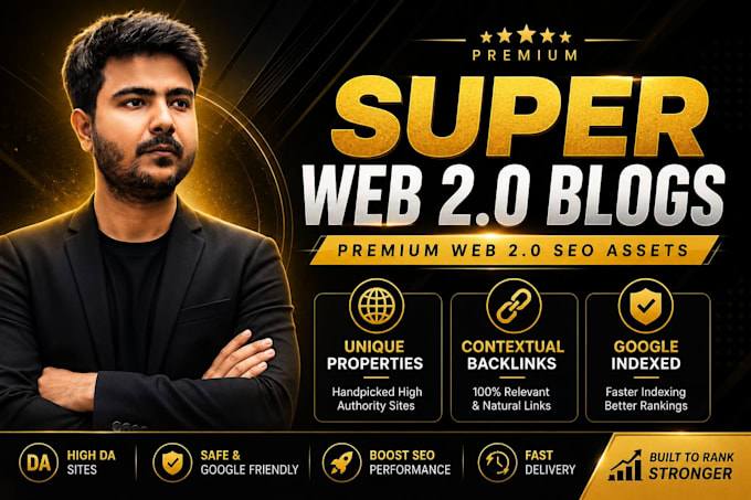 create web 2 0 super blogs with login SEO backlinks