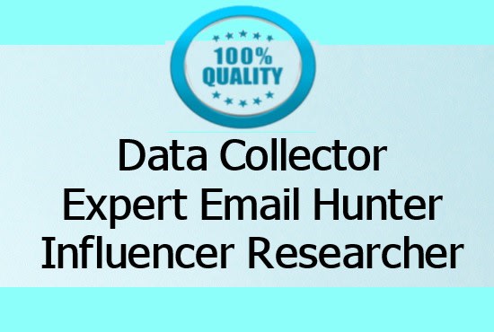 Hire a freelancer to do data collector, email finder, lead finder, contact finder