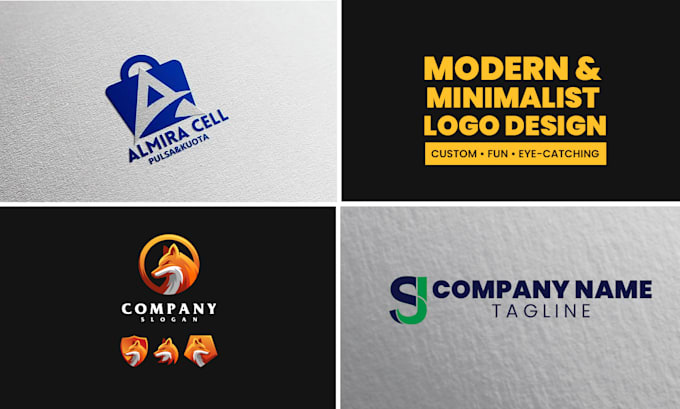 design a modern minimalist logo for your brand