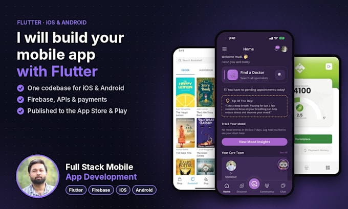 develop a full stack mobile app