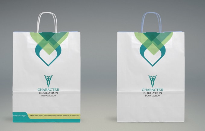 Design Tote Bag Shopping Bag Modern Gift Paper Bag By Inthedezine