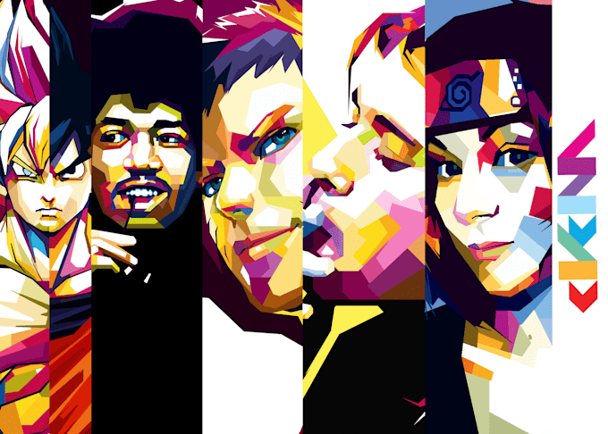 make your photo to be wpap style