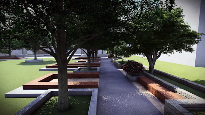 render architectural realistic animation walkthrough video