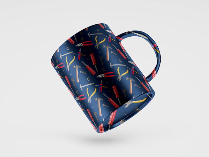 illustrate custom mug or glass design for food and drink