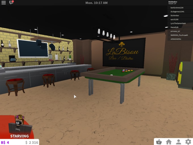 Build You A Bar And Movie Theater In Bloxburg By Duhamber