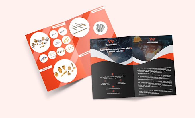 design a professional trifold, bifold and multipage brochure