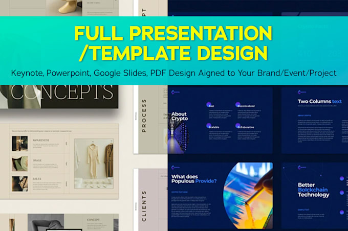 Design professional presentation slides by Tanyatesoro | Fiverr