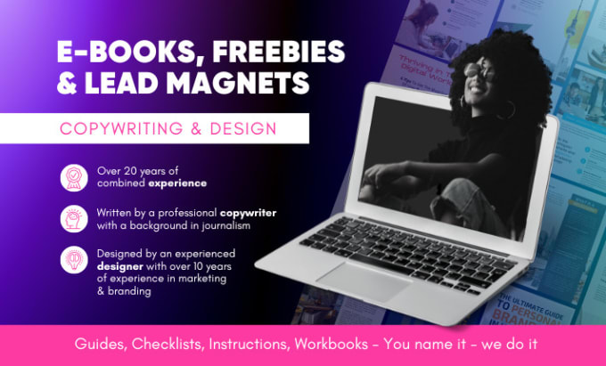 write and design your lead magnet, ebook or freebie