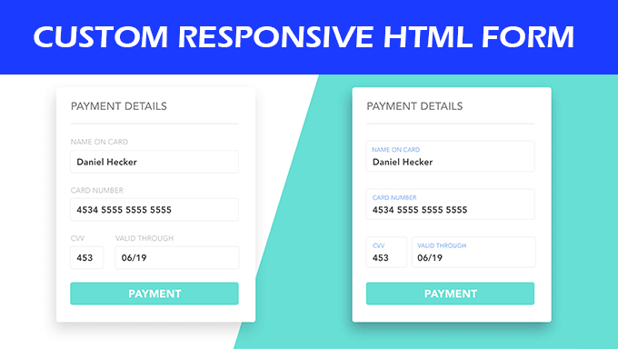 Html form in form