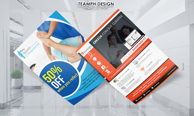 design a modern business flyer and creative marketing flyer