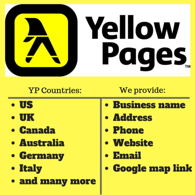 yellow pages data extractor