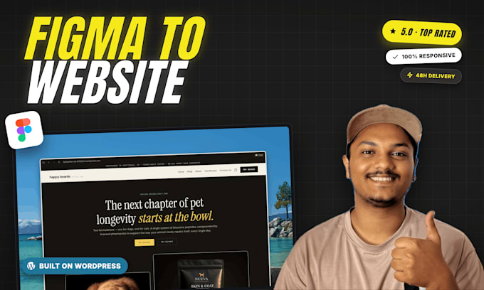 convert figma or ai design to wordpress website with elementor and acf