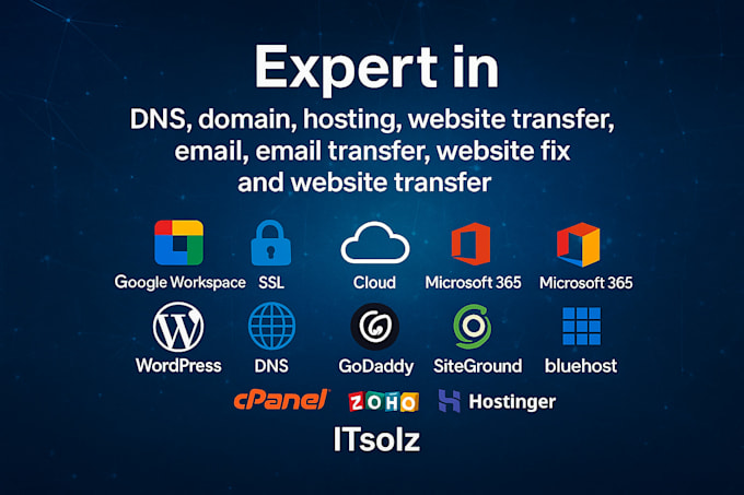 dns, domain transfer, SSL, website migration, zoho, google workspace, cpanel fix