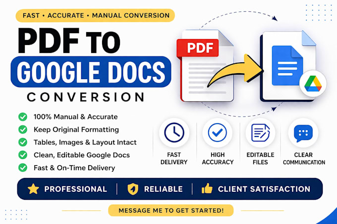 convert PDF to google docs