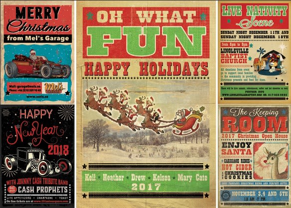 design new year flyer poster