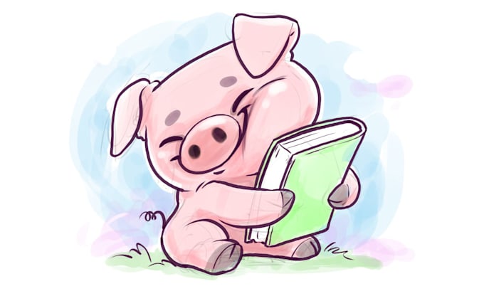 draw watercolor cartoon and illustration
