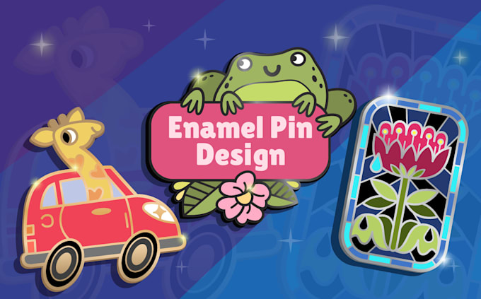 design an original enamel pin for you