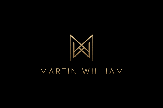design luxury monogram business logo with free business card