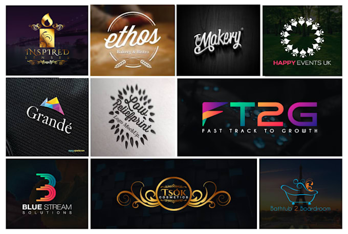 design 4 business logo with source files