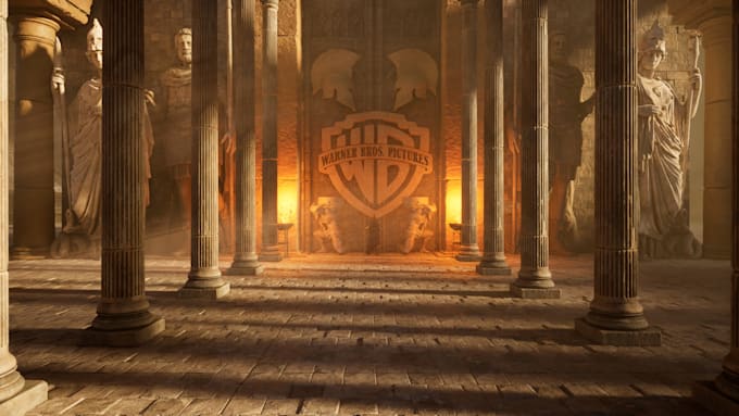 create cinematic gate 3d logo animation