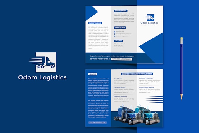 Hot Deals! I will design creative brochures and marketing materials  for $90