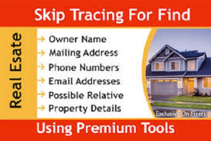 Do Skip Tracing For Real Estate Business By Salauddin613206 Fiverr