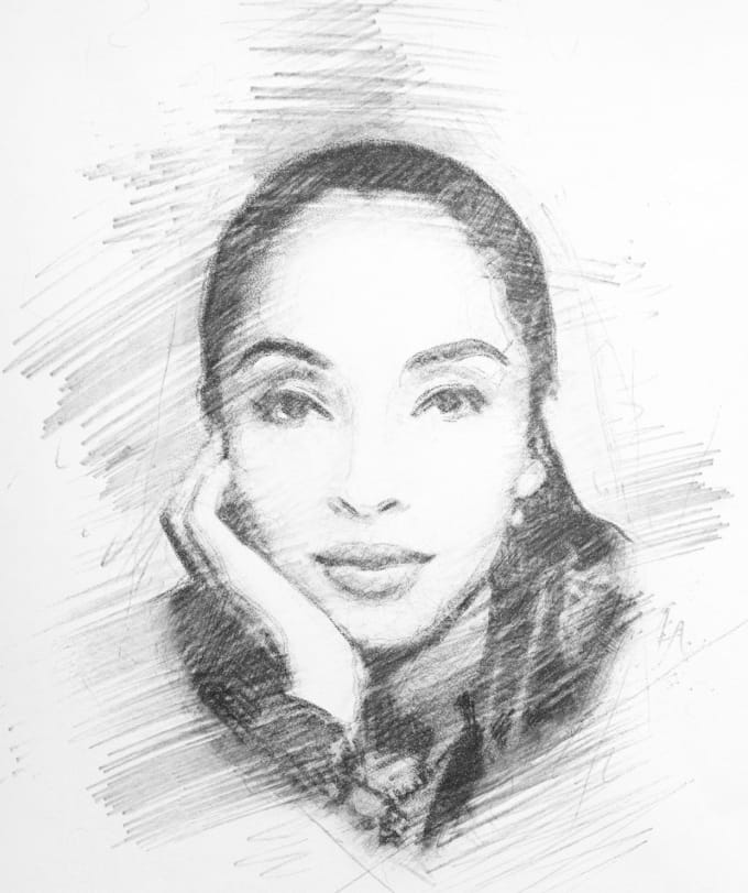 Pencil Sketch You Or A Friend As A Gift By Infcreations